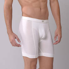 5pcs/lot Free shipping Men's fashion modal ultra long boxers sexy comfortable Men's long boxer underwear shorts 2024 - buy cheap