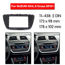 Frame Panel Top Radio Fascia For SUZUKI SX4, S Cross 2013+ Stereo Fascia Dash CD Trim Installation Frame Kit 2024 - buy cheap