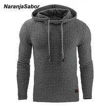 Осенние мужские толстовки NaranjaSabor 2020, приталенные толстовки с капюшоном, мужские пальто, мужская повседневная спортивная одежда, уличная брендовая одежда N461 2024 - купить недорого