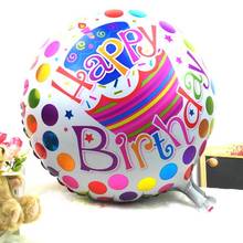 1pc 18" Round Happy Birthday Printed Foil Balloons Party Decoration Helium Balloon Child's Birthday Gifts Toys 2024 - buy cheap