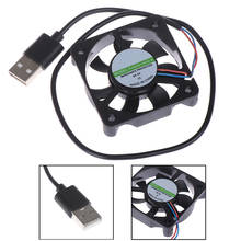 Conector USB de 5V para enfriador de ordenador, ventilador de refrigeración de CPU de escape, enrutador de repuesto, 50x50x10mm, 1 unidad 2024 - compra barato