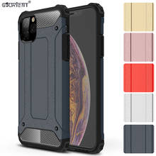 Funda completa de armadura para iPhone 11 Pro Max, carcasa dura de PC y TPU suave, híbrida, parachoques para iPhone 11 Pro 2024 - compra barato