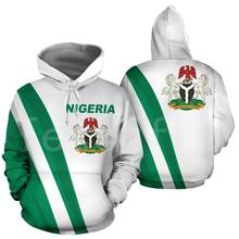 Tessffel Newest Country Flag NewFashion NIGERIA Pullover Long sleeve Funny Tracksuit Unisex 3DPrint Zipper/Hoodies/Jacket S-6 2024 - buy cheap