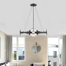 Nordic creative designer glass living room chandelier post modern minimalist metal restaurant study art chandelier 2024 - buy cheap