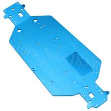 HSP 04001 Metal Aluminum Chassis Upgrade Parts For 1/10 RC Buggy XSTR Monster Truck BRONTOSAURUS 94111 Redcat Volcano EPX 2024 - buy cheap