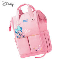 Disney-mochila Oxford para pañales, bolso de maternidad para el cuidado del bebé, bolsos de viaje para mamá, Disney, Minnie, Mickey Mouse 2024 - compra barato