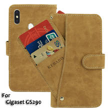 Leather Wallet Gigaset GS290 Case 6.3" Flip Retro Luxury Front Card Slots Cases Cover Business Magnetic Phone Bags 2024 - buy cheap