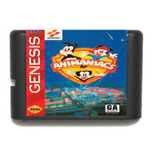 Animaniacs NTSC-USA 16 бит MD карточная игра для Sega игры Sega Mega Drive для Genesis 2024 - купить недорого