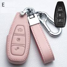 Car Key Case Cover For Ford Fiesta Focus Mondeo Ecosport Kuga Fob Remote Key Case Protector Accessories Holder Shell Keychain 2024 - купить недорого