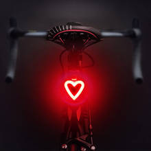 Задний фонарь для велосипеда, 5 режимов, костяная форма, красный задний фонарь для велосипеда, COB, светодиодная лампа, аксессуар для велосипеда, USB Перезаряжаемый, с держателем для велосипеда 2024 - купить недорого