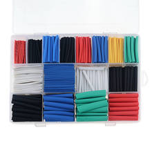 670PCS/Box Polyolefin Heat Shrink Tube Assorted Insulation Shrinkable Tube 2:1 Wire Cable Sleeve Kit 2024 - buy cheap