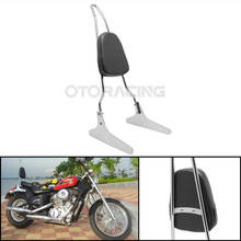 Motorcycle Rear Passenger Chrome Backrest Sissy Bar For Honda Steed VLX 400 VLX400 1991 1992 1993 1994 1995 1996 1997 1998 2024 - buy cheap