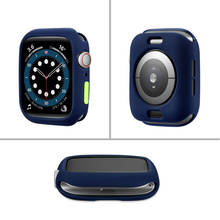 Funda de silicona blanda para Apple Watch, carcasa de cubierta protectora para iWatch 3, 2, 1, 42MM y 38MM, 4, 5, 6, SE, 40MM y 44MM 2024 - compra barato