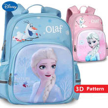 Disney Frozen Elsa Anna olaf school bag for girls new 3D cartoon  breathable primary school backpack age 8-12 Grade 1-4 Mochila 2024 - buy cheap