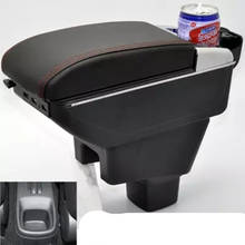 For Suzuki SX4 armrest box USB Charging heighten Double layer central Store content cup holder ashtray accessories 2024 - buy cheap