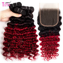 Tinashe-Cabello humano brasileño Remy con cierre, extensiones de pelo rojo con cierre, 3 colores, 1B 2024 - compra barato