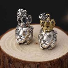 Thai silver man pendant Rasta vibrations gold 925 pure silver the lion king pendant for man 2024 - buy cheap