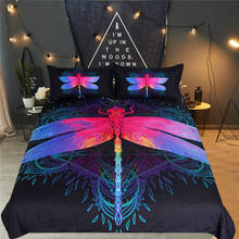 Juego de ropa de cama con estampado de calavera para adultos, juego de funda nórdica, Textiles negros y dorados para el hogar, ropa de cama Bohemia con mariposas 2024 - compra barato