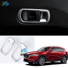 Auto Accessories 2PCS For Mazda CX-5 CX5 CX 5 2017 2018 19 ABS Matte Interior Accessories Rear Seat Adjustment Button Cover Trim 2024 - buy cheap