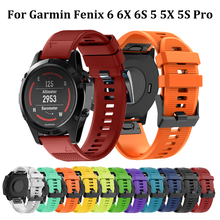 Correa de reloj inteligente, accesorio para Garmin Fenix 6, 6S, 6X, 5X, 5, 5S, 3, 3HR, Forerunner, 935, 945 2024 - compra barato