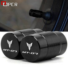 MT07 Motorcycle Tire Valve Air Port Stem Cap Cover Plug CNC Motorcycle Accessories For Yamaha MT-07 MT 07 mt07 FZ07 2014-2021 2024 - buy cheap