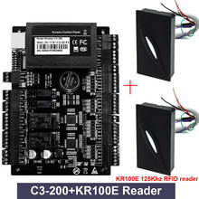 Panel de Control de Acceso de puerta, kit de C3-200 KR100E basado en IP, TCP/IP, Comunicación RS485, Control de acceso avanzado, Wiegand 26 2024 - compra barato