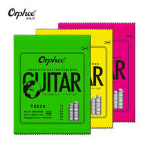 Orphee Hot Sell 1 SET ACOUSTIC Guitar String Hexagonal core+8% nickel FULL,Bronze Bright tone& Extra light Extra Light Medium 2024 - buy cheap