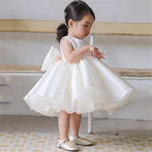 Платья для девочек вечерние ринку и свадьбу, платье принцессы на 1-й день рождения для крещения, Детские платья для маленьких девочек, платье для девочек 2024 - купить недорого
