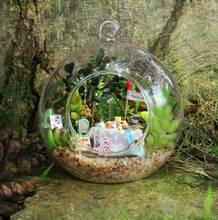 Casa de bonecas diy bela fada alice floresta, kit de modelo de móveis em miniatura bola de vidro de madeira boneca brinquedos artesanais b011 2024 - compre barato
