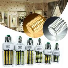 LED Corn Light Bulbs E27 E12 E14 B22 5730 SMD 30W - 165W Equivalent Lamp 31 58 74 105 140 170 LEDS 110V 220V For Home Decoration 2022 - buy cheap