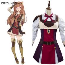 Fantasia de anime feminina, traje para cosplay de tate no yuchão no nariagari, rising of hero raphtalia 2024 - compre barato