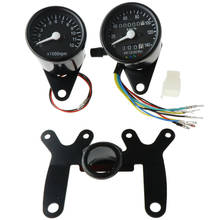 12V Motorcycle Retro LCD Speedometer Odometer Tachometer Multifunction Fuel Gauge Assembly 2024 - buy cheap