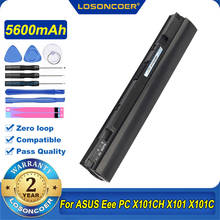 Losoncoer-bateria para laptop 100% original, usb, 5600mah, para asus ee, pc, x101, x101c, x101h 2024 - compre barato