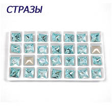 CTPA3bI Best Crystal Aquamarine Glass Rhinestones Pointback Sew On Diamond Rhinestones For Clothing Earring Necklace Accessories 2024 - buy cheap
