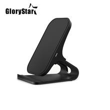 Glory Star Fast Wireless Charger for Samsung Galaxy S8 S7 Note 5 Aluminum Alloy Qi Wireless Charging Stand for iPhone X 8 Plus 2024 - buy cheap