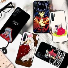 Inuyasha capa de celular japonesa, capinha de celular anime para huawei p20 p30 p40 lite pro p smart 2019 mate 10 20 lite pro nova 5t 2024 - compre barato