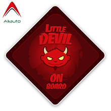 Aliauto Colored Warning Sign Car Sticker Little Devil Baby on Board Decoration Graphic Personality Decal Vinyl,15cm*15cm 2024 - buy cheap