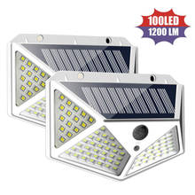 Bombilla LED Solar con Sensor de movimiento para exteriores, lámpara de pared con 2/4 luces LED, impermeable, para decoración de jardín y porche, 1/100 unidades 2024 - compra barato