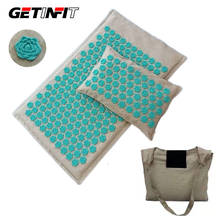 Getinfit Acupressure Mat Head Neck Back Foot Massage Cushion Pillow Yoga Mat For Body Relaxation Relieve Stress 2024 - buy cheap