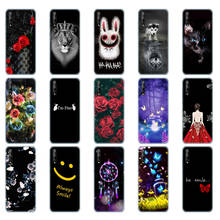 For Huawei Y8P Case 6.3" Soft Silicon Tpu Phone Cover For Huawei y8p 2020 Y 8P AQM-LX1 Bumper Funda Shell black cute 2024 - buy cheap