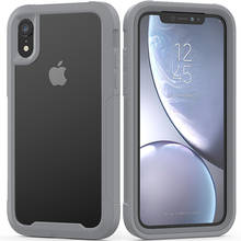 Роскошный ударопрочный чехол из ТПУ для телефона iPhone 12 Pro Max 11 Pro X XR XS Max 8 7, гибридные Чехлы, прозрачная защитная задняя крышка из поликарбоната 2024 - купить недорого