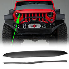 For Jeep Wrangler JK 2007-20014 2015 2016 2017 2018 Car Undercover Nighthawk Light Brow Angry Look Front Grille 2024 - buy cheap