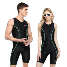 Women's One Piece Professional WaterProof Sports SwimWear Athlete Sport Swimsuit Men Quick-Dry Racing Beach Wear Bathing Suit 2024 - buy cheap