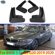 Para-lama para bmw 3 series 20 2019 2020, proteção contra respingo contra lama, kit com 4 peças 2024 - compre barato