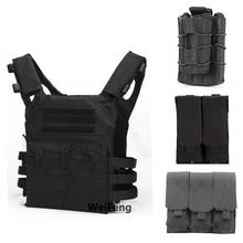 Hunting JPC Vest Molle Body Armor Plate Carrier Vest with Magazine Pouches Paintball Airsoft Vest Adjustable Waistcoat Equipment 2024 - buy cheap