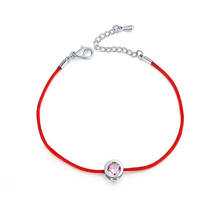Moda minimalista adorável zircão pulseira artesanal jóias multicolorido corda ajustável sorte pulseira para mulher boho jóias 2024 - compre barato