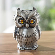 Cute Zinc Alloy Owl Money Box Funny Animals Bird Piggy Bank Birthday Gift Toys for Chidlren Desck Accessory Coin Storage Boxes 2024 - buy cheap