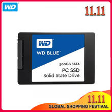 Disco rígido digital ocidental azul, 100% original, 250gb, 500gb, sata 3, 2.5 polegadas, unidade de estado sólido interna, 1tb, 2tb, para notebook e pc 2024 - compre barato