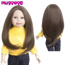 Kids gifts Classical Long Straight Doll Hair Wigs Girl Style  for 18'' Height American  Doll 2024 - buy cheap