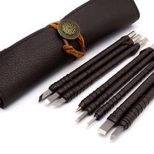 8Pcs Tungsten Steel Stone Wood Carving Hand Chisel Tool Set Woodworking Stone Graver Lettering Engraving Carved Knife Tools 2024 - buy cheap